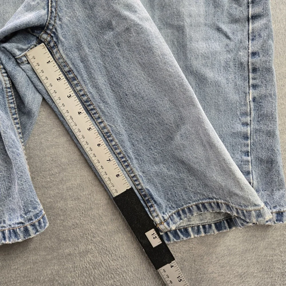 VINTAGE Anchorblue Men Shorts 34 Light Blue Denim Jeans Baggy Grunge Skater‎ Y2K